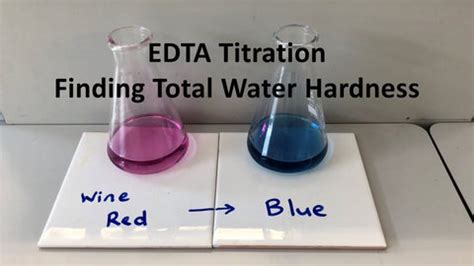 how to test water hardness and iron|methods to determine water hardness.